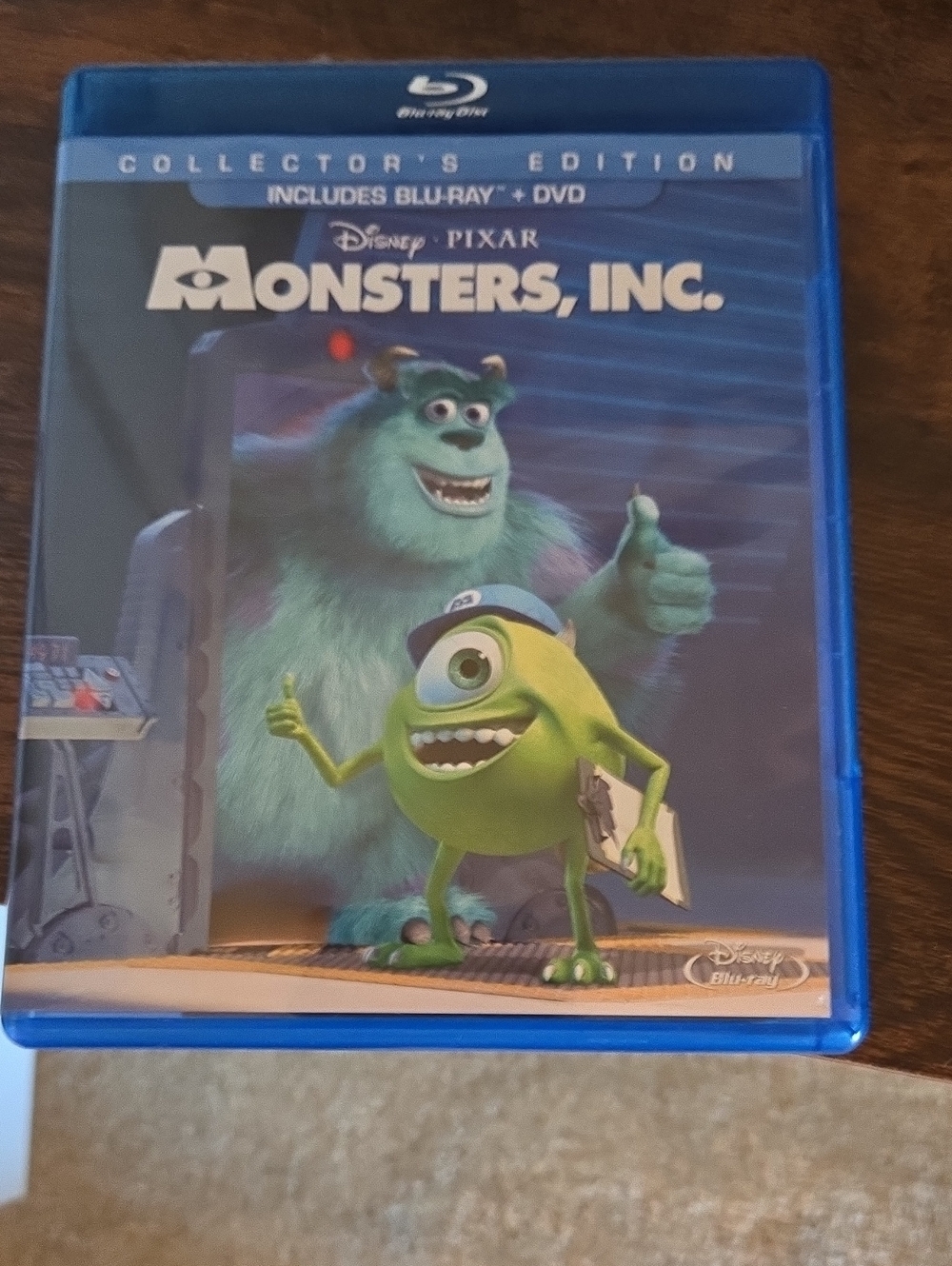 ALL DVDS $3 WITH BUNDLE🤑Disney Pixar Monsters,Inc. Blu-ray Collector's Edition